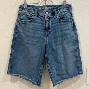 American Eagle Studded Denim Shorts